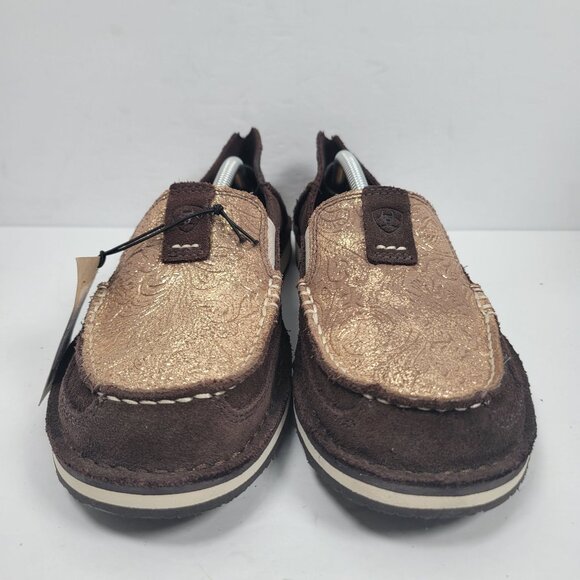 Ariat Women's Cruiser Metallic Copper Floral Slip On Shoes 10042528 US Size 8.5B - Picture 3 of 8